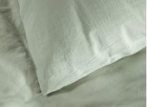 Taie d'oreiller 40x60 Satin de Coton bio - Tilleul 3