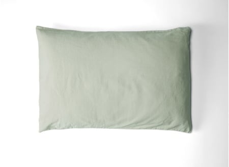 Taie d'oreiller 50x70 Satin de coton bio - Tilleul 1