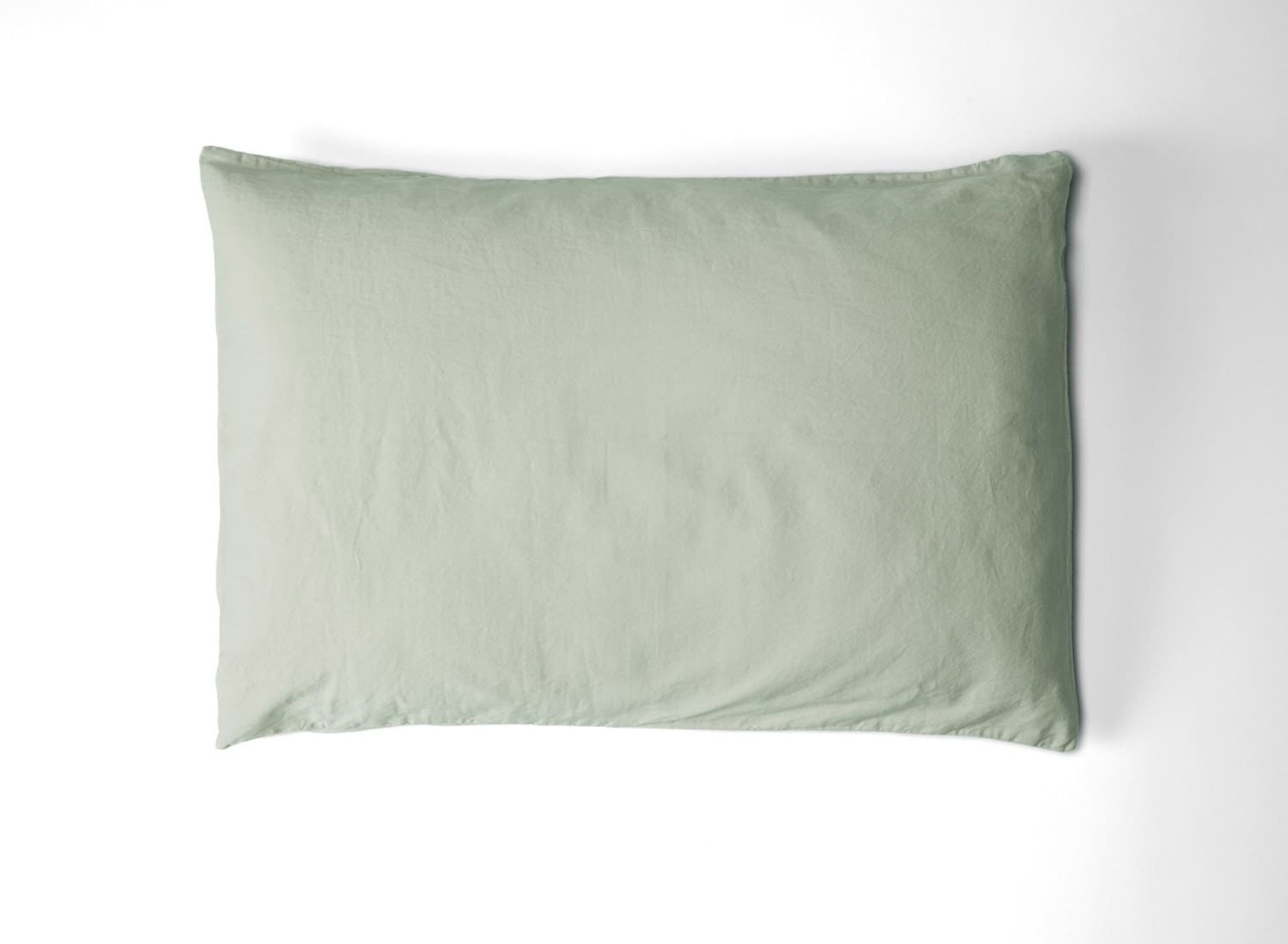 Taie d'oreiller 50x70 Satin de coton bio - Tilleul 1