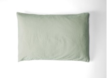 Taie d'oreiller 50x70 Satin de coton bio - Tilleul 1