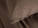 Taie d'oreiller 50x70 Satin de coton bio - Brun 2