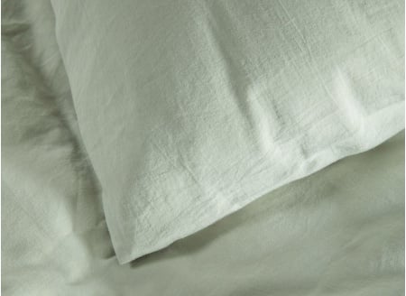 50x70 Organic Cotton Sateen Pillowcase - Washed