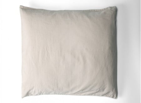 Taie d'oreiller 60x60 Satin de coton bio - Lin 1