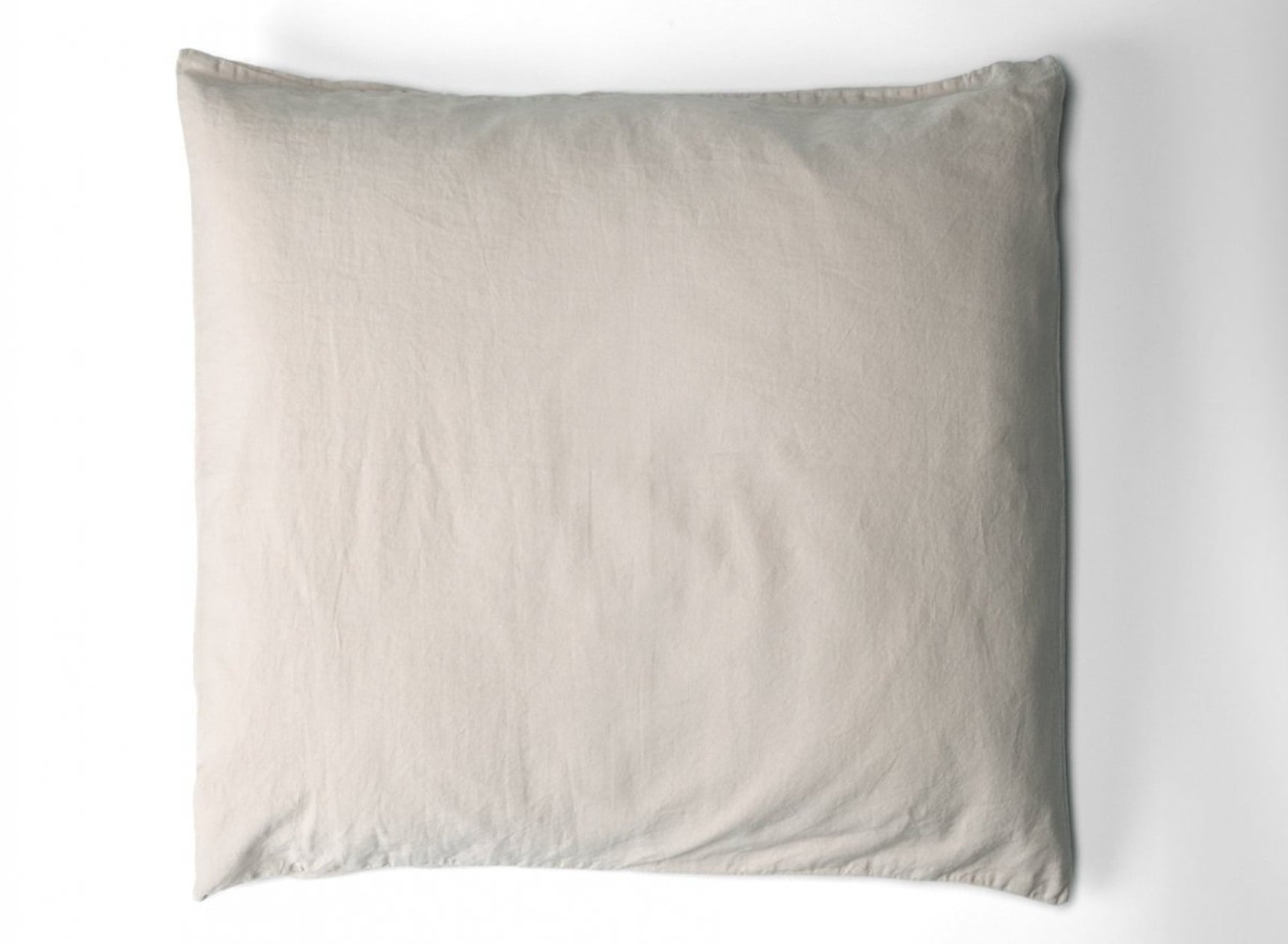 Taie d'oreiller 60x60 Satin de coton bio - Lin 1