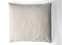 Taie d'oreiller 60x60 Satin de coton bio - Lin 1