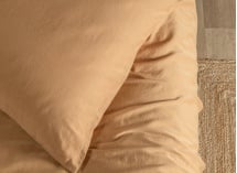 Taie d'oreiller 60x60 Satin de coton bio - Ambre 3