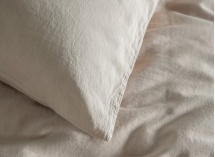 Taie d'oreiller 60x60 Satin de coton bio - Lin 3