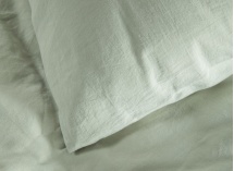 Taie d'oreiller 60x60 Satin de coton bio - Tilleul 3