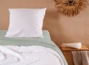 Taie d'oreiller 60x60 Satin de coton bio - Blanc 2