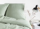 Taie d'oreiller 60x60 Satin de coton bio - Tilleul 2