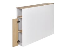 Lit coffre 140x200 avec tête de lit BASTIA - 7