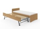 Lit gigogne 90x200 HECTOR - Chêne - 8