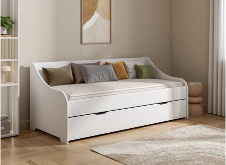 Lit gigogne banquette 80x200 BERCY - 1