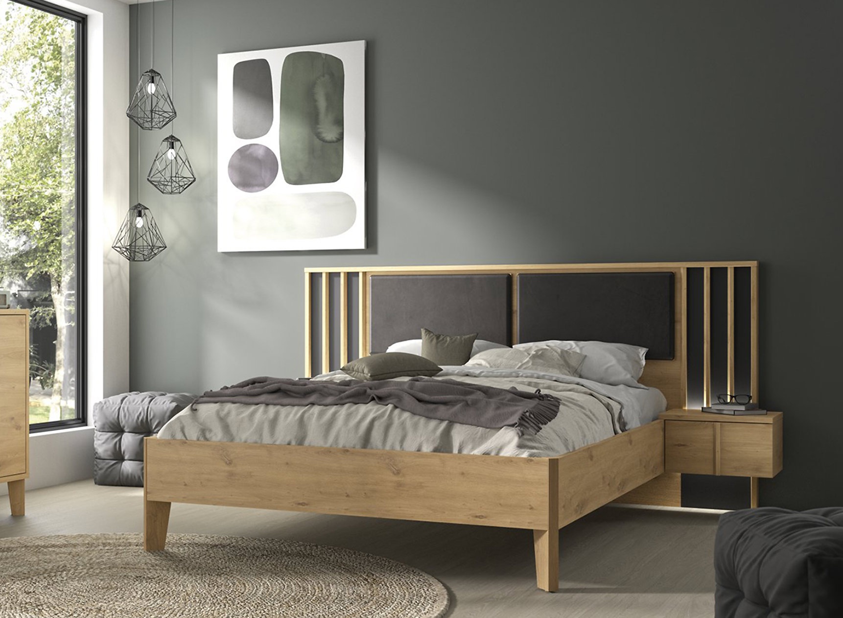 Letto Montaggio Facile Letto Matrimoniale 180x200 In Ferro Battuto - Giroletto Con Doghe In Metallo Verniciato Bianco Letto Metallo Battuto Bianco