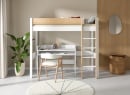 Lit mezzanine 90x190cm en pin massif HOYA - 4