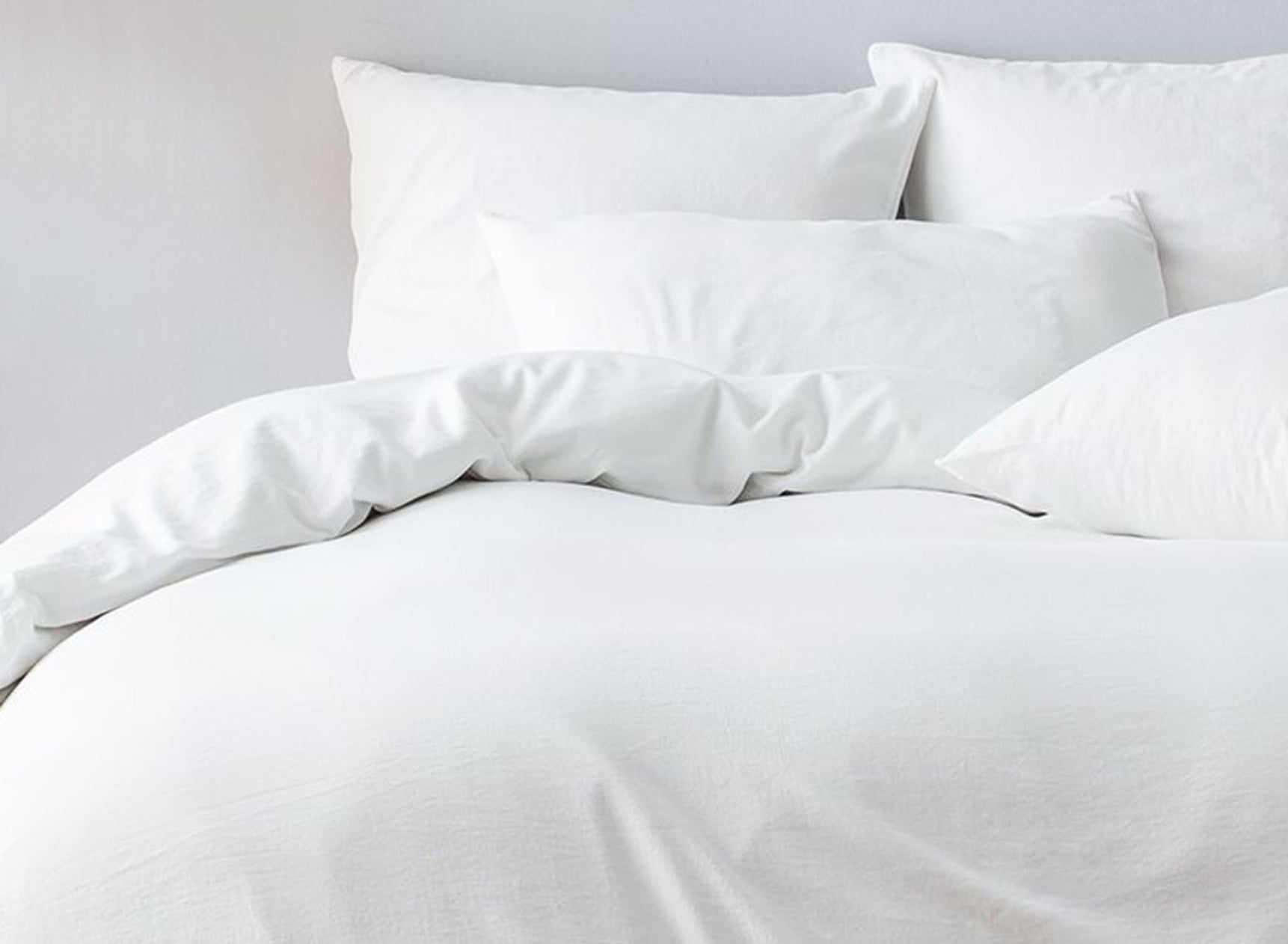 Housse de couette 2 places Percale 120 fils - Blanc 1