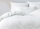 Housse de couette 2 places Percale 120 fils - Blanc 1