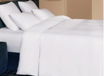 Housse de couette 2 places Percale 120 fils - Blanc 3