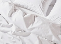 Housse de couette 2 places Percale 120 fils - Blanc 4