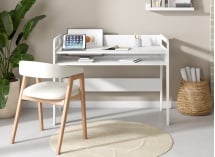 Bureau à casier ARLES - Blanc 2
