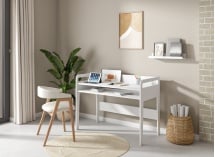 Bureau à casier ARLES - Blanc 3