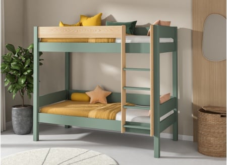 Lit superposé en pin massif HOYA - Kaki 1