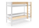 Lit superposé 3 places Pin massif HOYA Blanc - 6