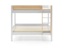 Lit superposé 3 places Pin massif HOYA Blanc - 3