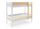 Lit superposé en pin massif 90x190 HOYA - Blanc 7