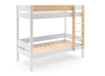 Lit superposé en pin massif 90x190 HOYA - Blanc 5