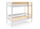 Lit superposé en pin massif 90x190 HOYA - Blanc 5