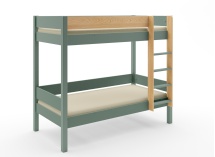 Lit superposé en pin massif 90x190 HOYA - Kaki 8