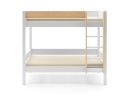 Lit superposé en pin massif 90x190 HOYA - Blanc 8
