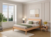 Lit en bois massif 140x200 GABRIEL - 3