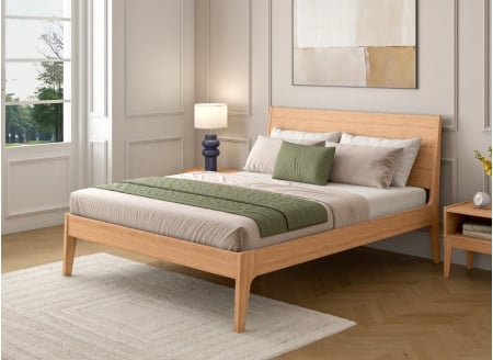 Lit en bois massif 140x200 GABRIEL - 1