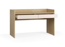 Bureau avec 2 tiroirs LILO  Chêne/Sable - 5