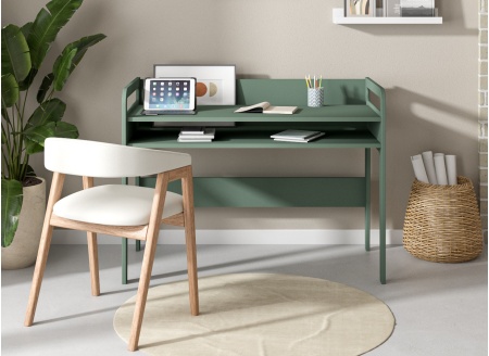 ARLES bureau met opbergvak - Kaki