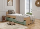 Lit enfant 90x200 HECTOR - Chêne - 6