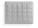Matelas 2 places ressorts ensachés Premium Dual Confort - 4