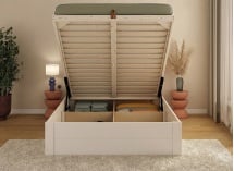 Lit coffre 140x190 en bois SELIO - 3
