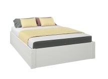 Lit coffre 140x190 en bois SELIO - 11