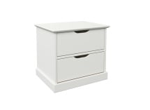 Table de chevet ROMANE - Blanc 3