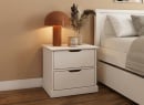 Table de chevet ROMANE - Blanc 1