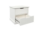 Table de chevet ROMANE - Blanc 4
