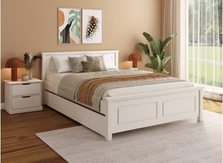 Comodino ROMANE - Bianco