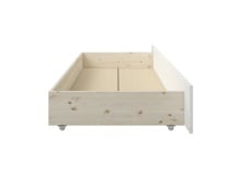 Tiroir de rangement pour lit ROMANE - Blanc 3