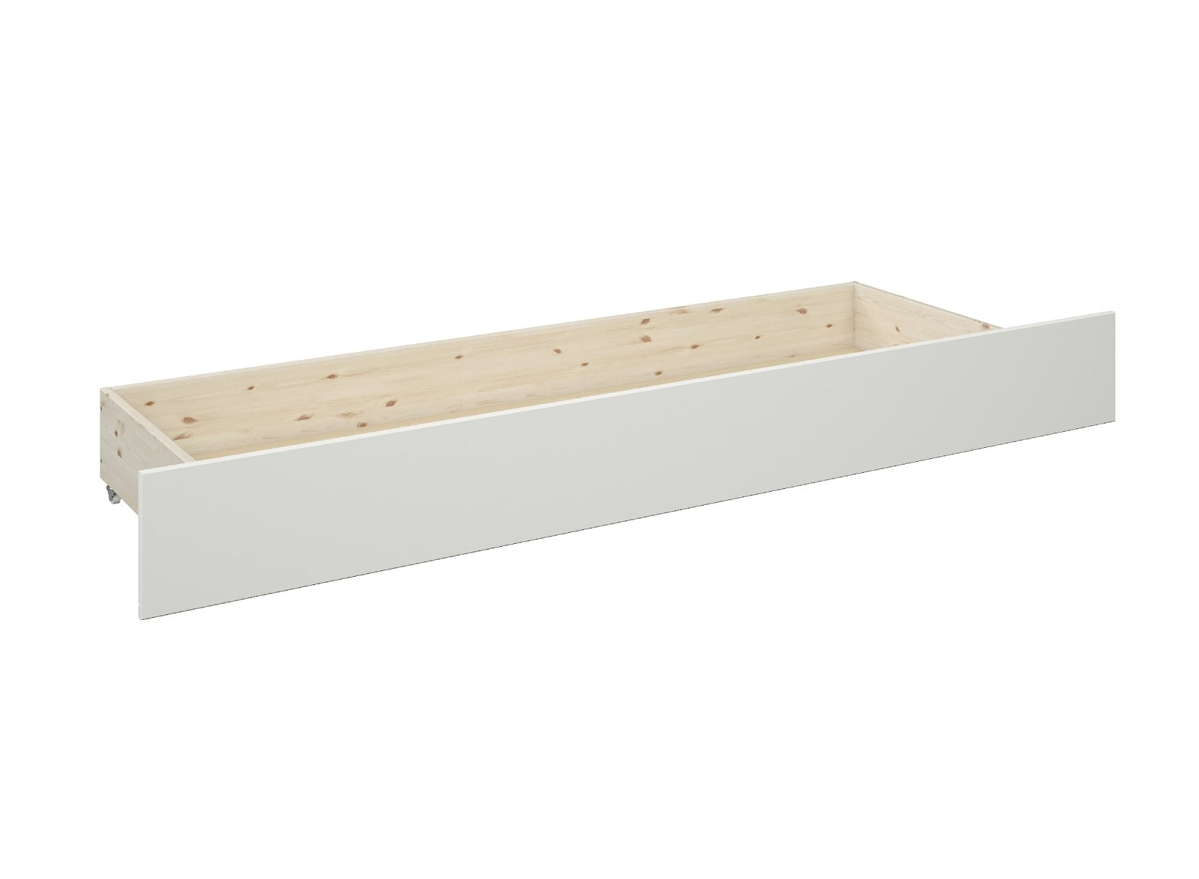 Tiroir de rangement pour lit ROMANE - Blanc 1