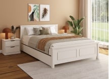 Lit double 160x200 avec tête de lit ROMANE - 2