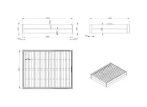 Lit coffre 160x200 en bois SELIO - 13