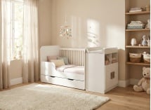 Lit bébé évolutif HYDRO Blanc - 3